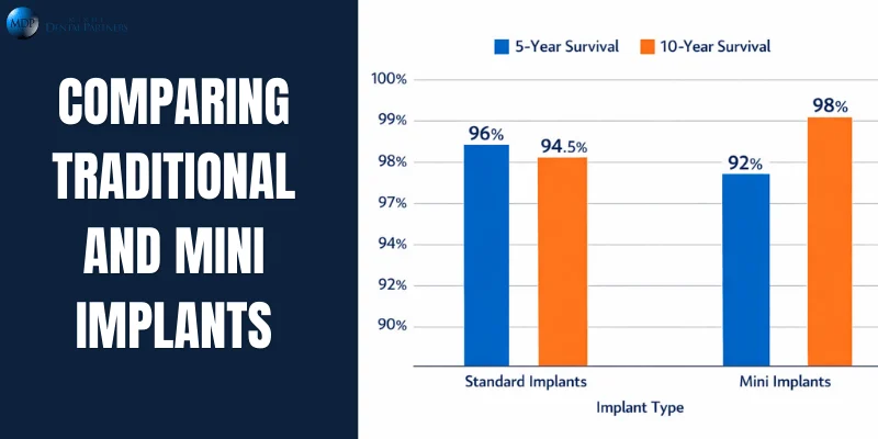 Traditional vs. Mini Implants